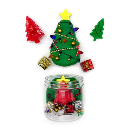 Decorate a Christmas Tree Dough Globe Sensory Play Dough Kit - Twinkle Twinkle Little One