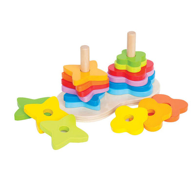 Double Rainbow Stacker - Twinkle Twinkle Little One