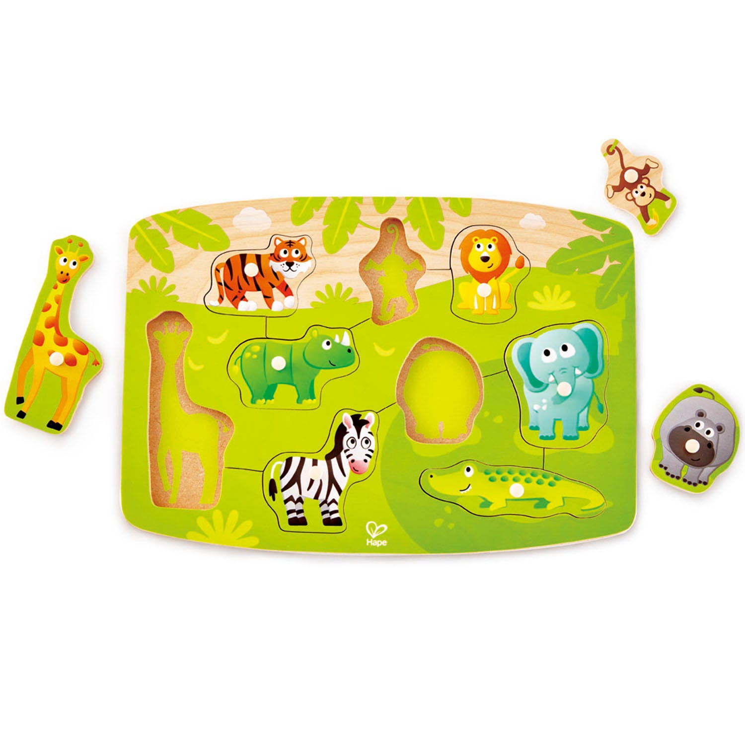 Jungle Peg Puzzle - Twinkle Twinkle Little One