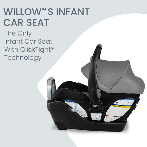 Britax Willow S Infant Car Seat + Alpine Base - Twinkle Twinkle Little One