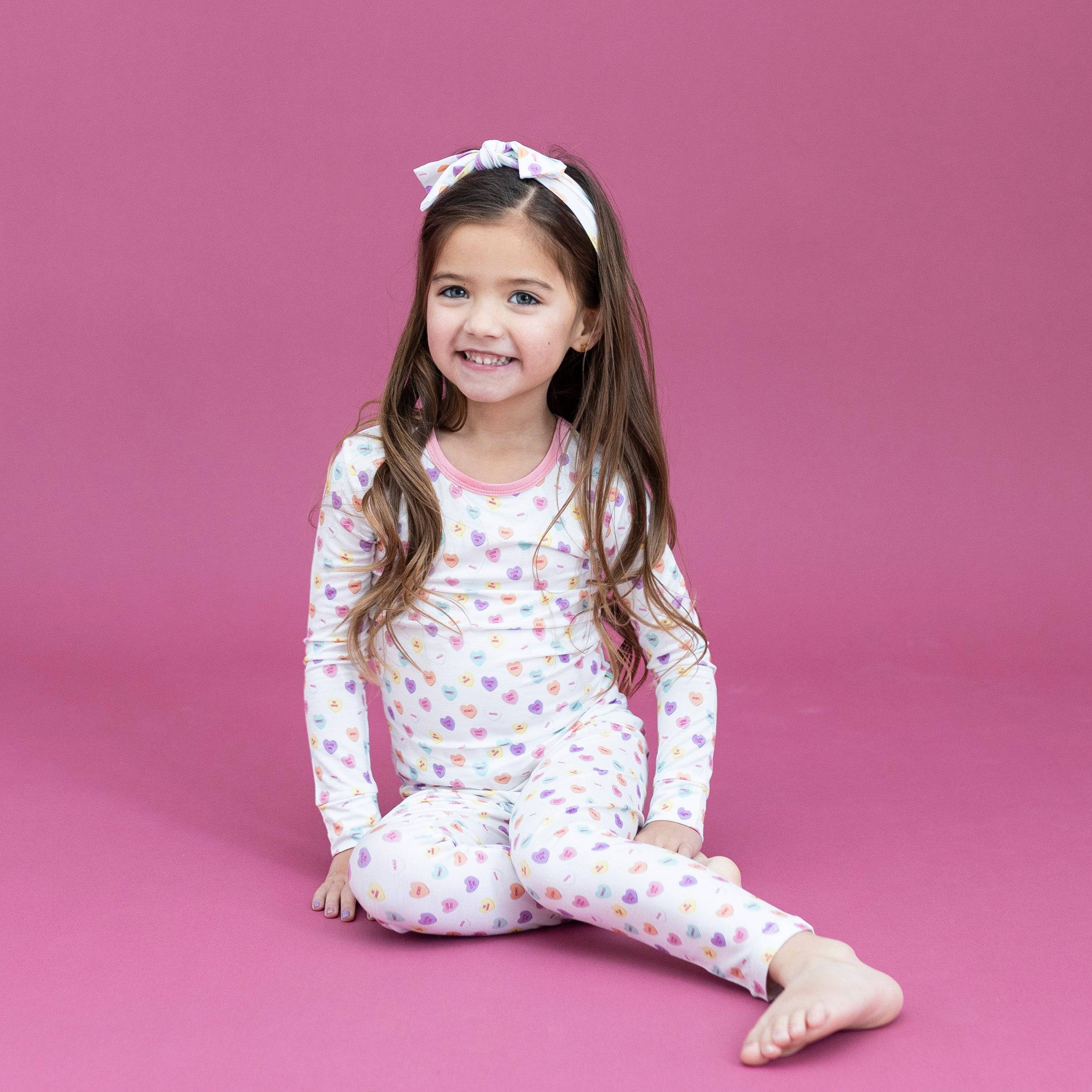 Candy Hearts Two Piece Jammies - Twinkle Twinkle Little One