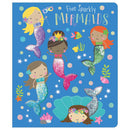 Five Sparkly Mermaids Board Book - Twinkle Twinkle Little One