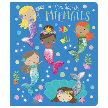 Five Sparkly Mermaids Board Book - Twinkle Twinkle Little One