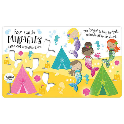 Five Sparkly Mermaids Board Book - Twinkle Twinkle Little One
