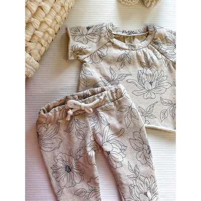 Floral Tee & Pant Set - Twinkle Twinkle Little One