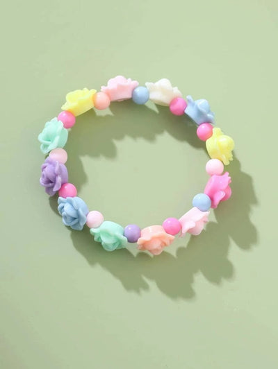 Pastel Floral Stretch Bracelet - Twinkle Twinkle Little One
