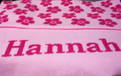 Flowers Double Cotton Knit Blanket - Twinkle Twinkle Little One