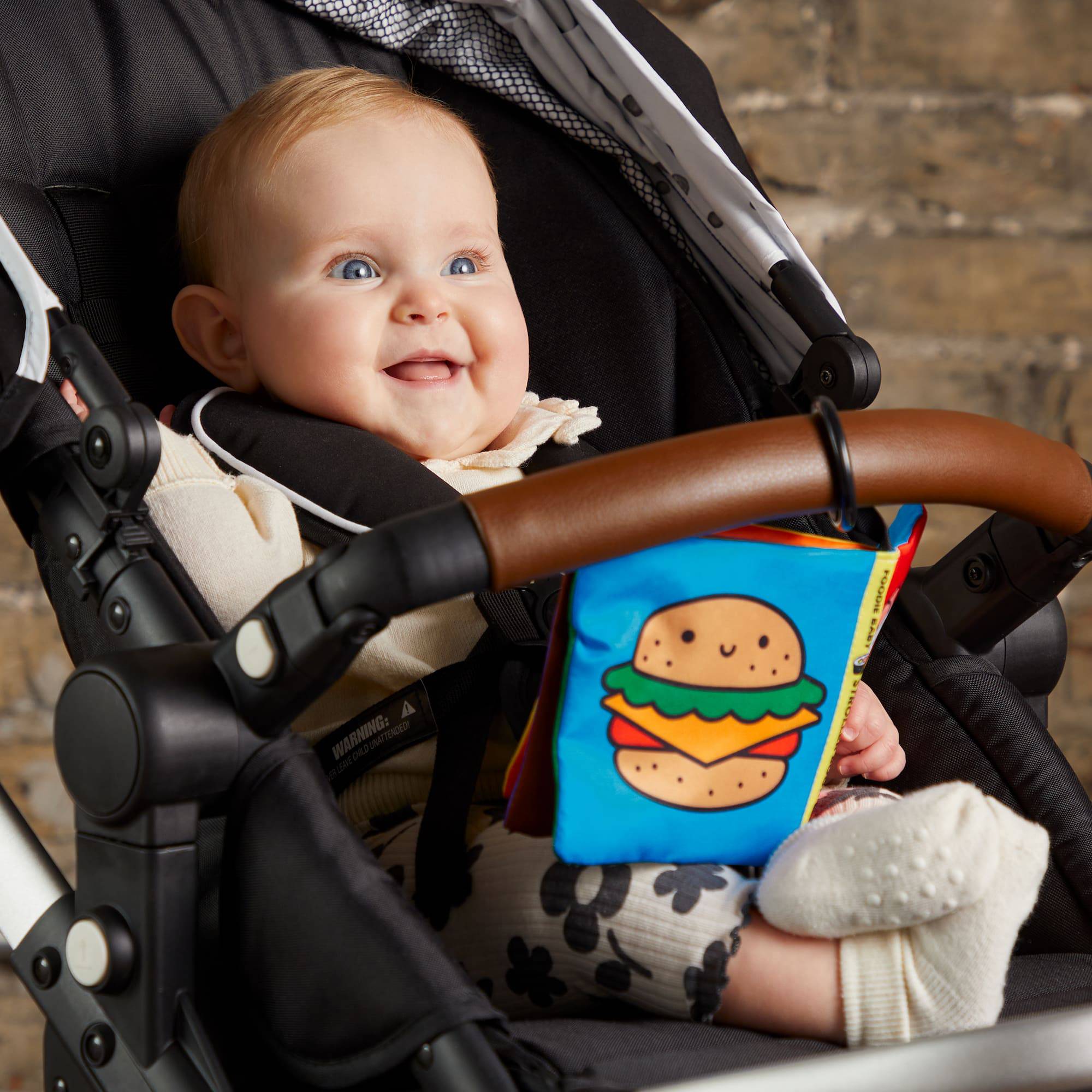 Foodie Baby Crinkle Fabric Stroller Book - Twinkle Twinkle Little One