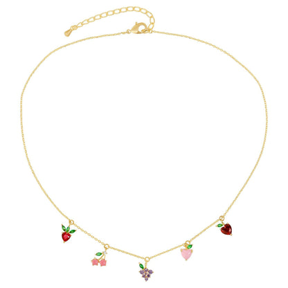 Fruit Basket Choker - Gold - Twinkle Twinkle Little One