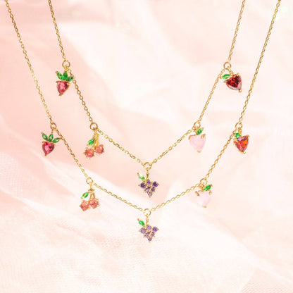 Fruit Basket Choker - Gold - Twinkle Twinkle Little One