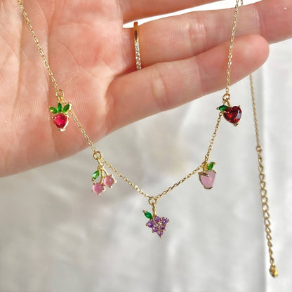 Fruit Basket Choker - Gold - Twinkle Twinkle Little One