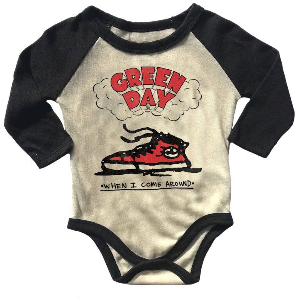 Rowdy Sprout Green Day Recycled Raglan L/S Onesie - Twinkle Twinkle Little One
