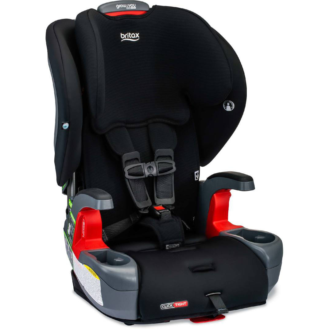 Buy black-contour Britax Grow With You Clicktight Harness-to-Booster Seat