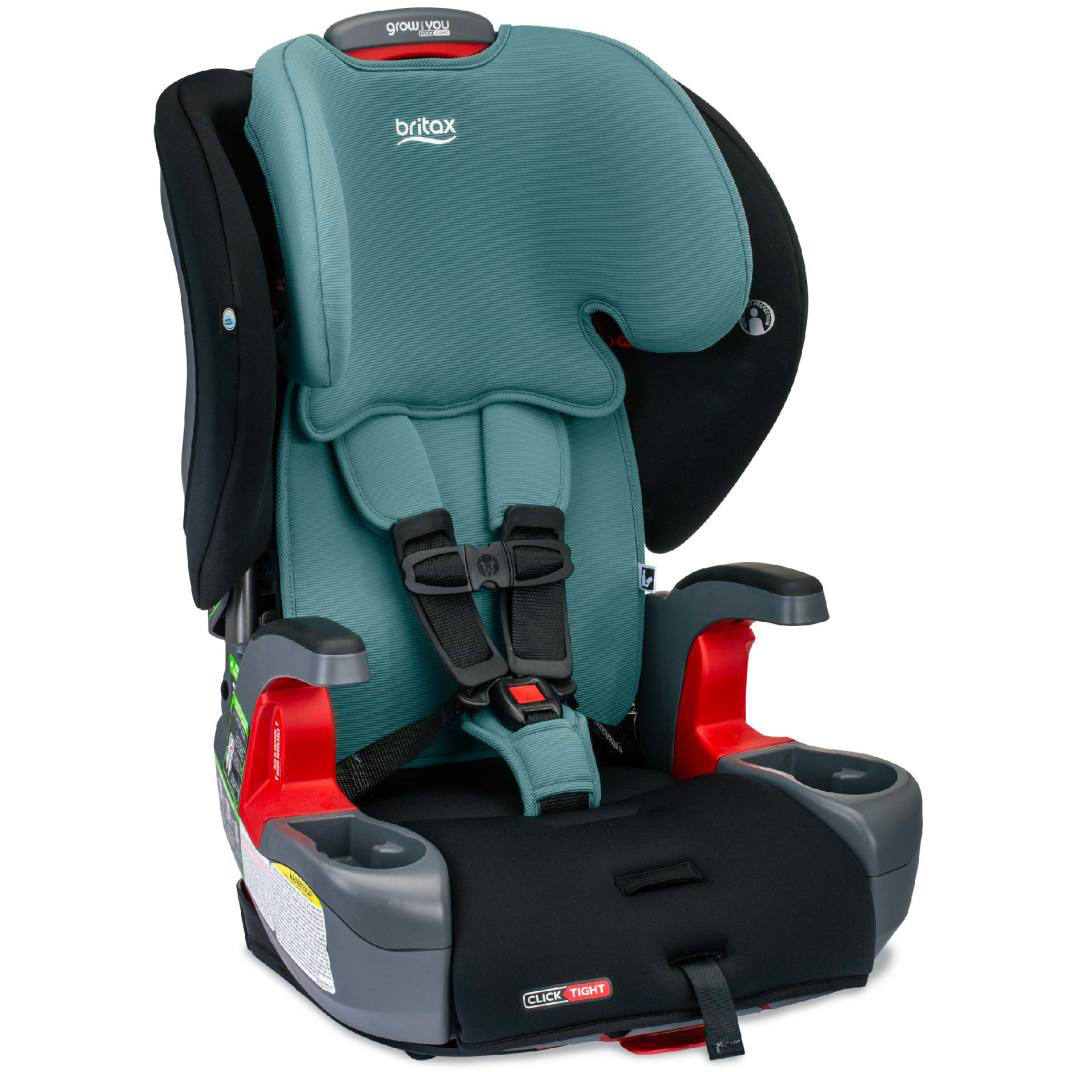 Buy green-contour Britax Grow With You Clicktight Harness-to-Booster Seat