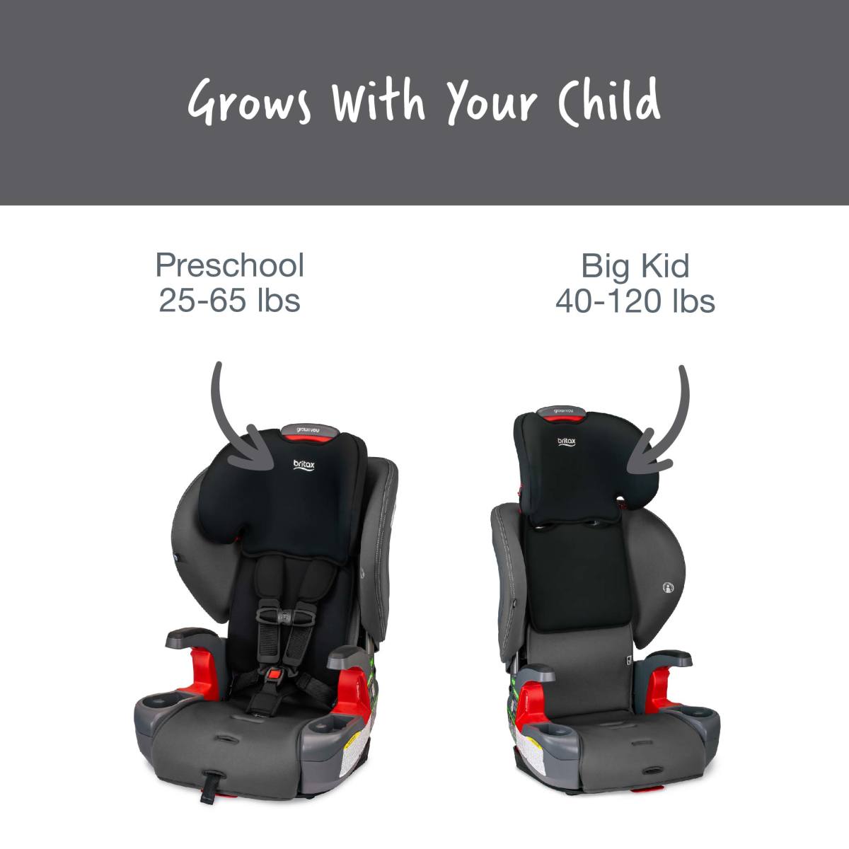 Britax Grow With You Harness-to-Booster with Safewash - Twinkle Twinkle Little One