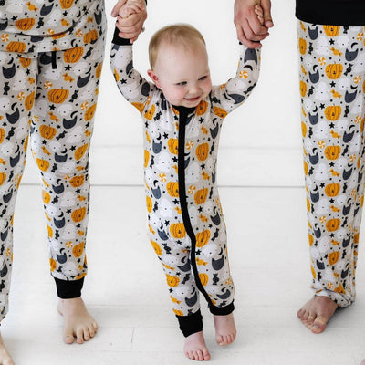 Little Sleepies Boo Crew Bamboo Viscose Zippy - Twinkle Twinkle Little One