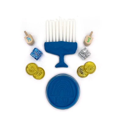 Hanukkah Sensory Play Dough Play Kit - Twinkle Twinkle Little One