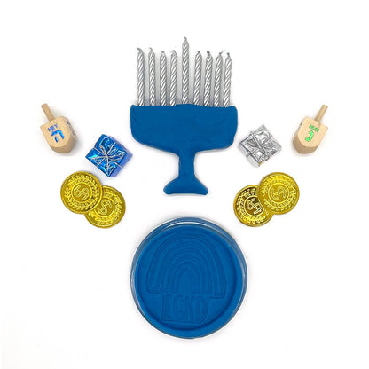 Hanukkah Sensory Play Dough Play Kit - Twinkle Twinkle Little One