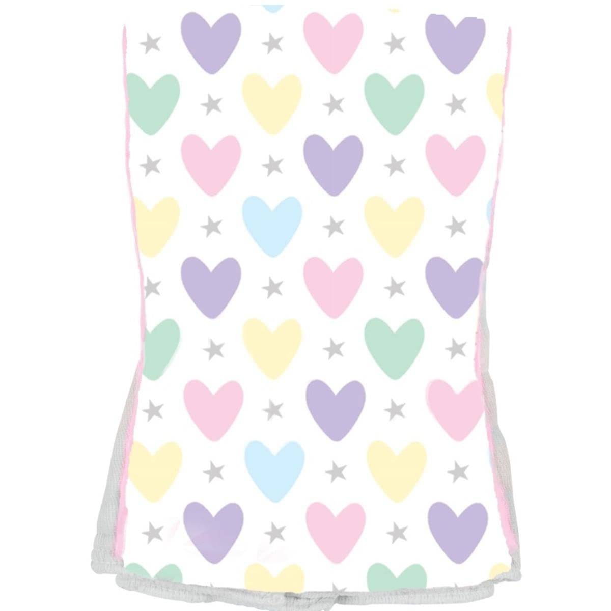Hearts & Stars Burp Cloth - Twinkle Twinkle Little One