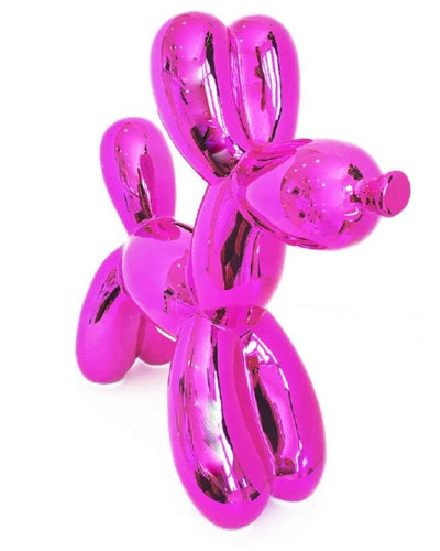 Hot Pink Balloon Dog Bank - 12" - Twinkle Twinkle Little One