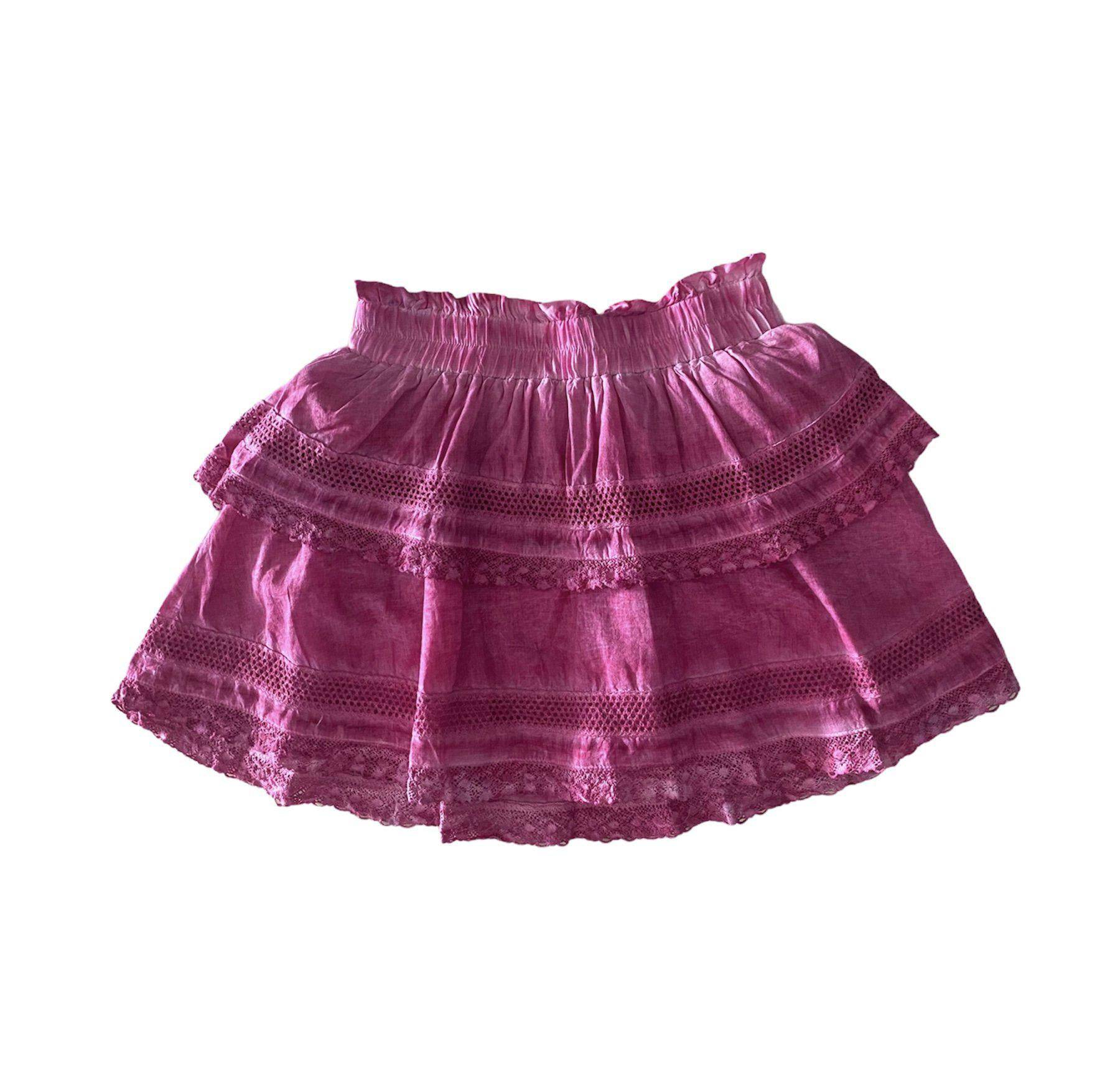 Hot Pink Stone Wash Skirt - Twinkle Twinkle Little One