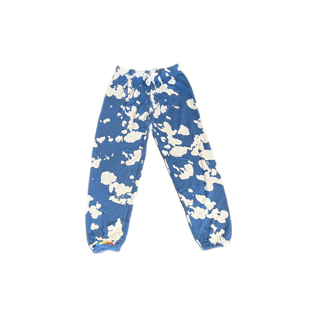 Bleach Blue Stitched Sweatpants Twinkle Twinkle Little One