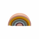 Large Silicone Dusty Rainbow Stacker Puzzle Toy - Twinkle Twinkle Little One