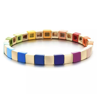 Stretchy Tile Multi-Color Bracelet - Twinkle Twinkle Little One