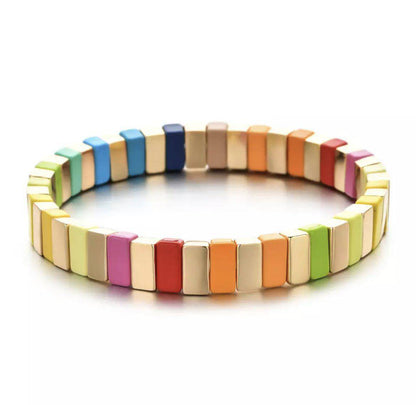 Stretchy Tile Multi-Color Bracelet - Twinkle Twinkle Little One