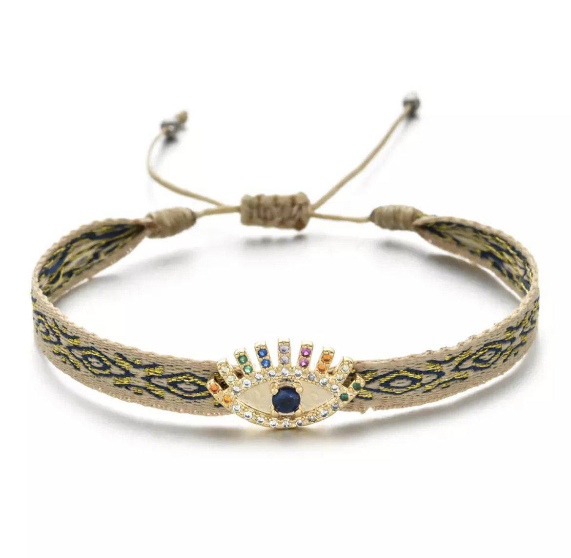 Handmade Charm Woven Bracelet - Twinkle Twinkle Little One