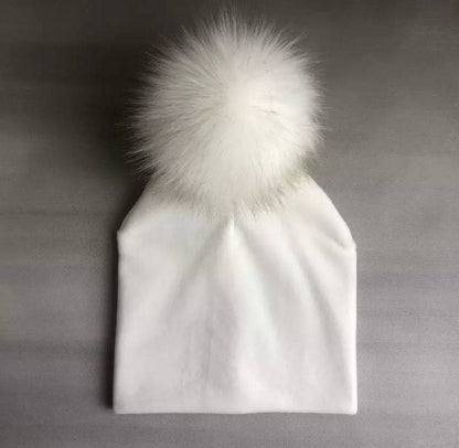 Velvet Pom Pom Hat - Twinkle Twinkle Little One