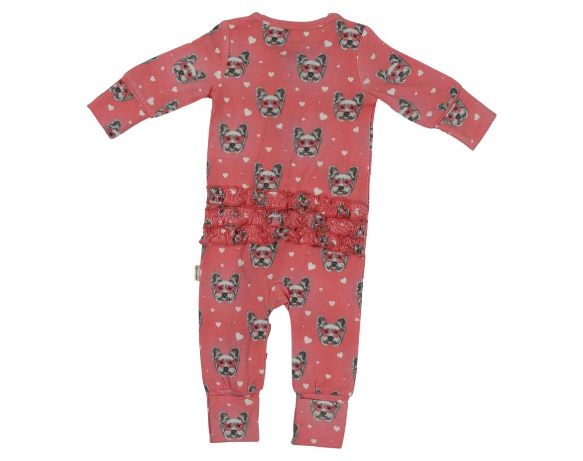 Piper Ruffle Convertible Footie - Twinkle Twinkle Little One