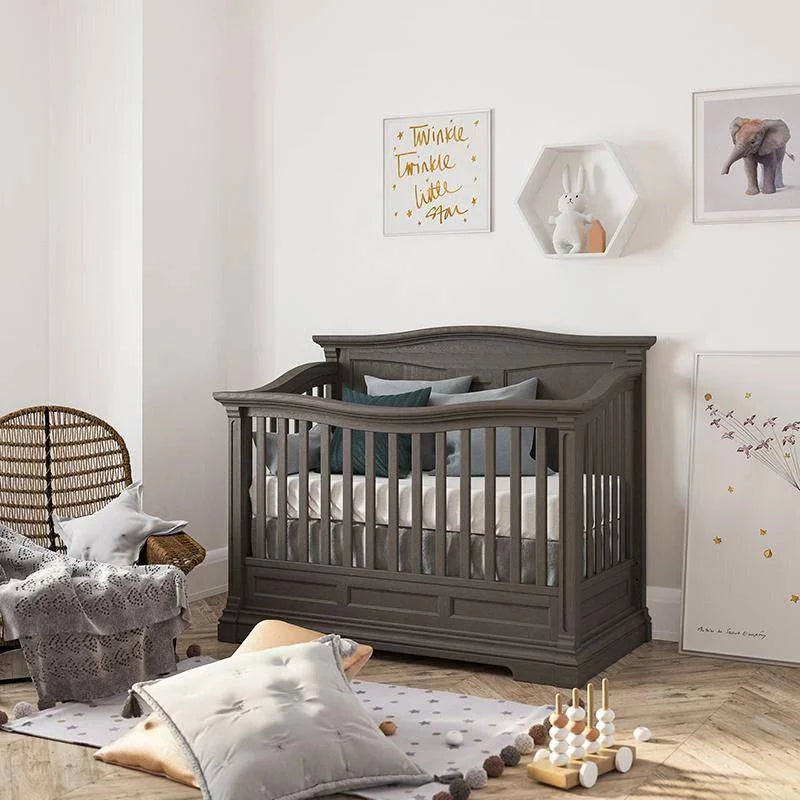 Imperio 4-1 Conversion Crib / Open Back - Twinkle Twinkle Little One