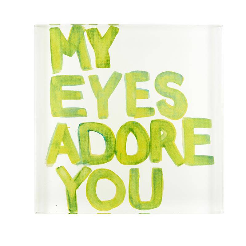 Lucite Block - My Eyes Adore You - Twinkle Twinkle Little One