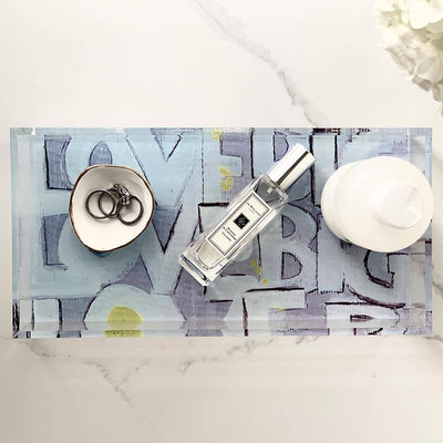 Lucite Tray - Love Big - Twinkle Twinkle Little One