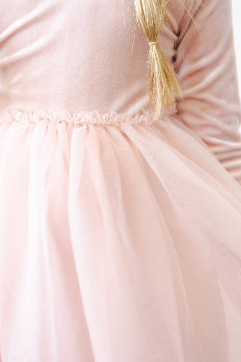 Light Pink Velvet Tutu Dress - Twinkle Twinkle Little One