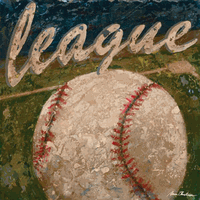 League - Baseball - Canvas Reproduction