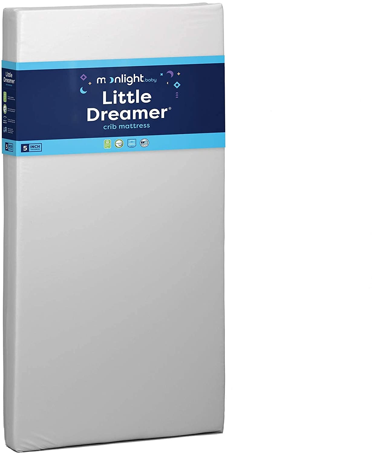 Moonlight Slumber Little Dreamer Deluxe Crib Mattress - Twinkle Twinkle Little One