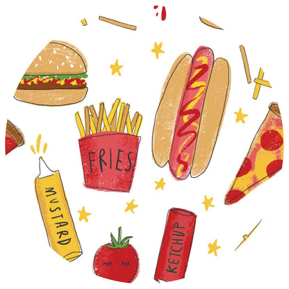 Little Sleepies Fast Foodie Bamboo Viscose Swaddle & Hat Set - Twinkle Twinkle Little One