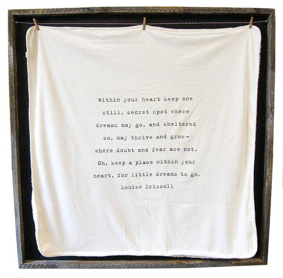 Within Your Heart Baby Blanket