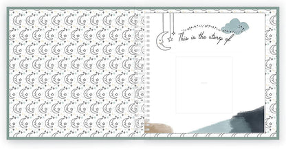 Celestial Skies Theme Luxury Baby Memory Book - Twinkle Twinkle Little One