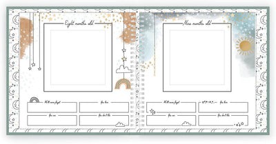 Celestial Skies Theme Luxury Baby Memory Book - Twinkle Twinkle Little One