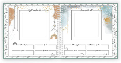 Celestial Skies Theme Luxury Baby Memory Book - Twinkle Twinkle Little One
