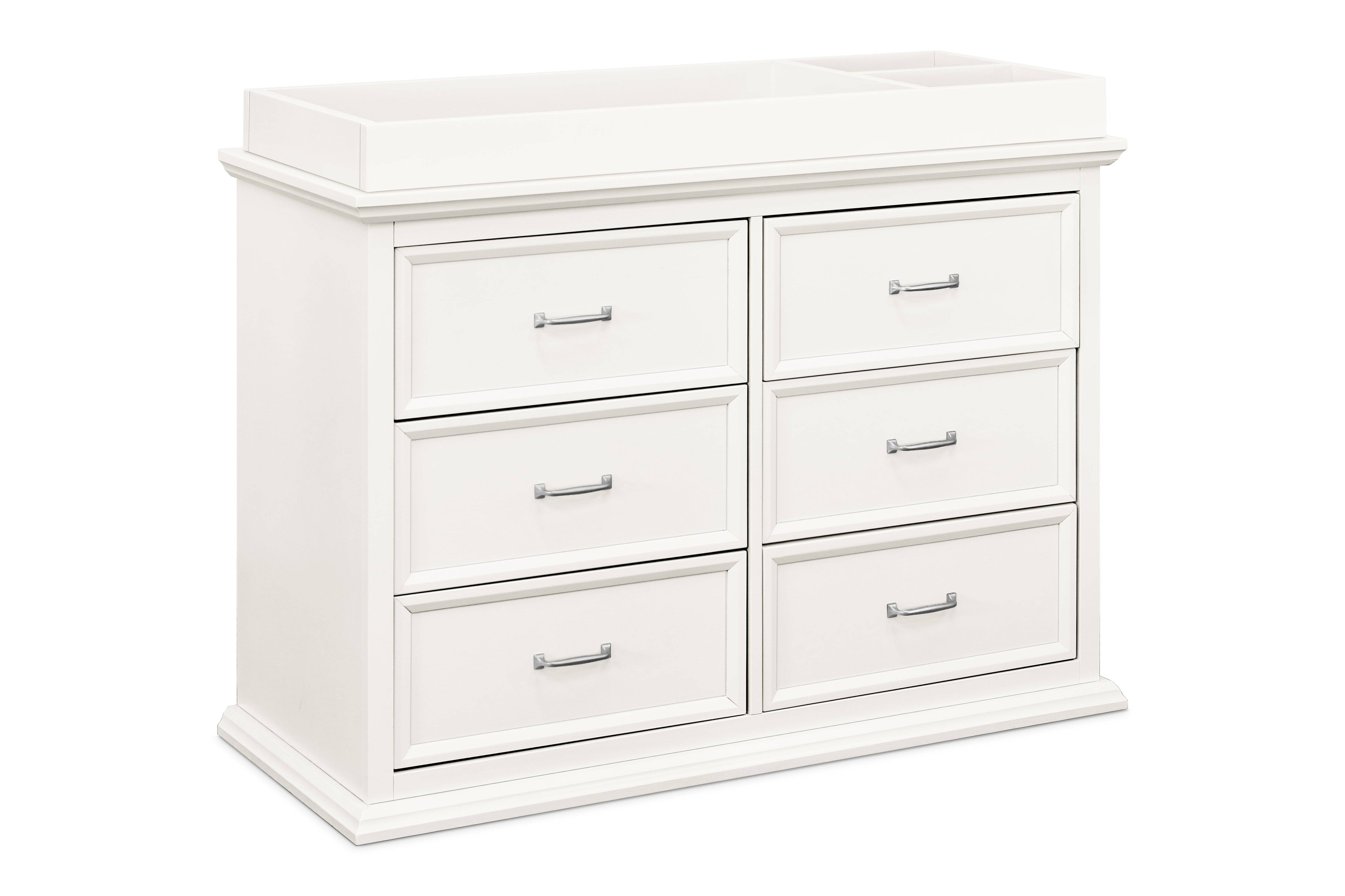 Foothill-Louis 6 Drawer Dresser in Warm White - Twinkle Twinkle Little One