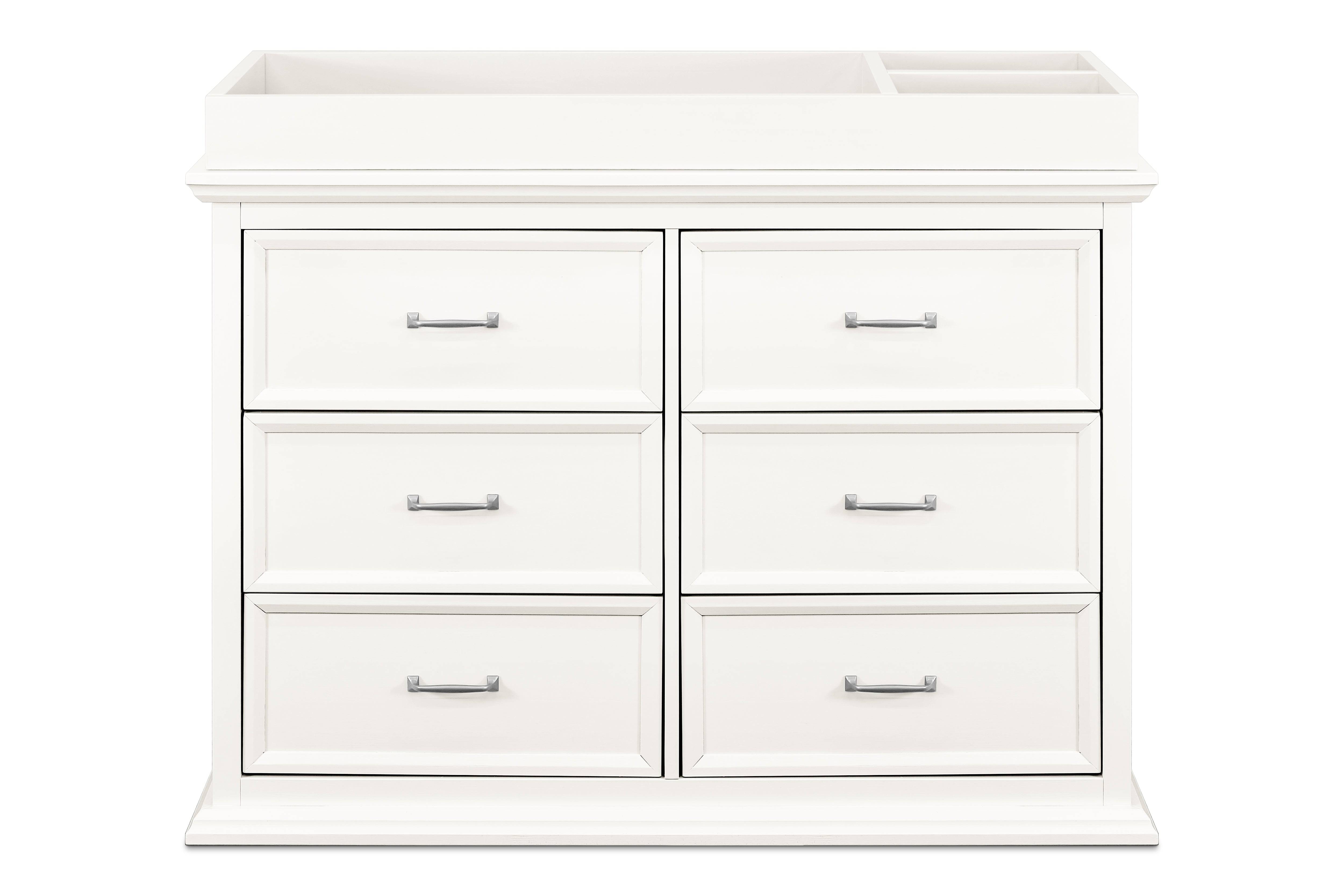 Foothill-Louis 6 Drawer Dresser in Warm White - Twinkle Twinkle Little One