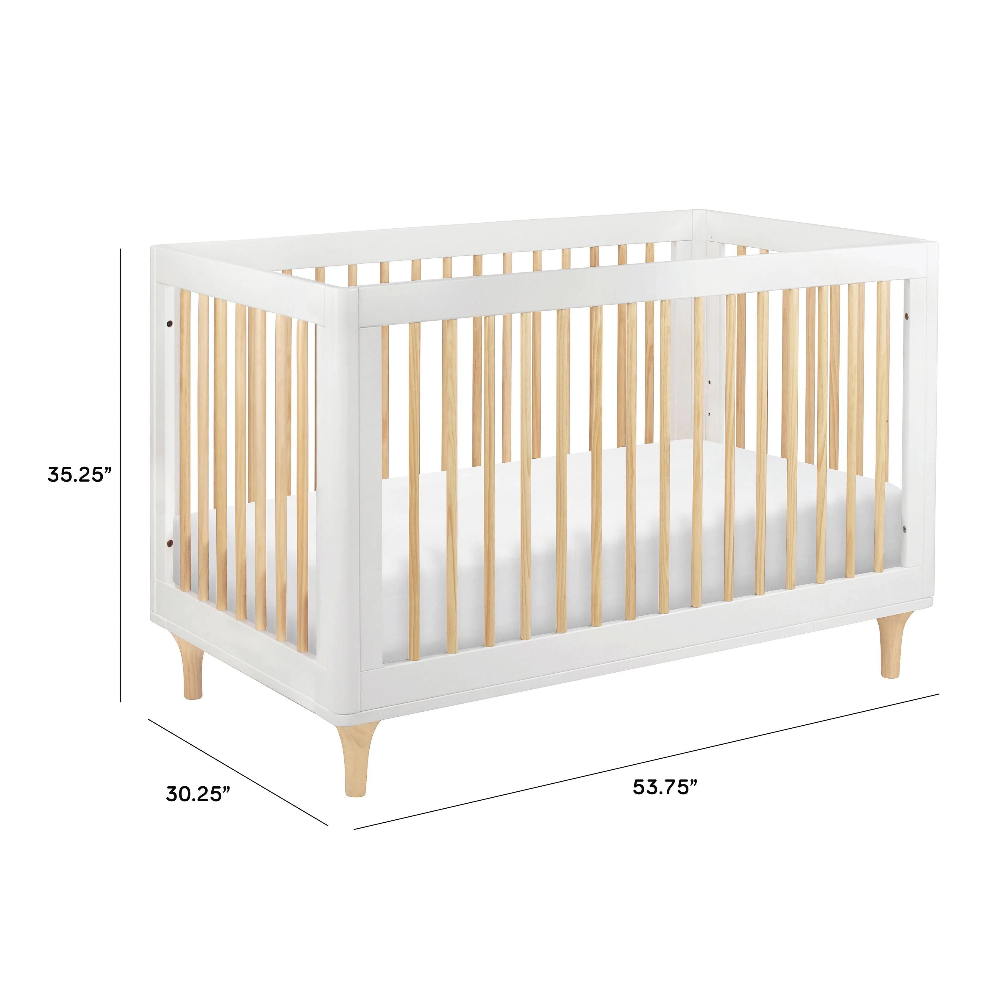 Lolly 3-in-1 Convertible Crib with Toddler Bed Conversion Kit - Twinkle Twinkle Little One