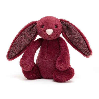 Medium Bashful Sparkly Cassis Bunny - Twinkle Twinkle Little One