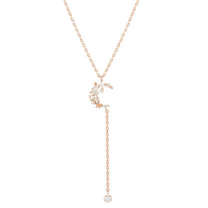 Moonlight Dangle Necklace - Rose Gold - Twinkle Twinkle Little One