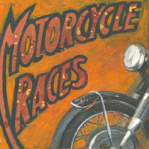 Motorcycle Races - Canvas Reproduction