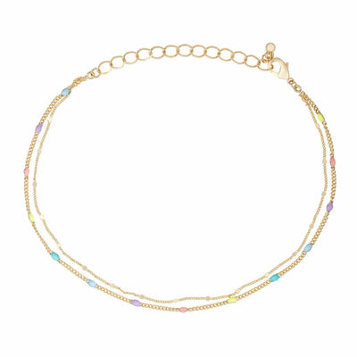 Neon Sorbet Anklet - Gold - Twinkle Twinkle Little One